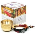 thumbnail image 3 of Mudra Crafts Set of 7 Copper Brass Yoga Meditation Altar Tibetan Buddhist Supplies Offering Bowls, 3 of 10