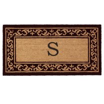 Calloway Mills Kendall Monogram Outdoor Doormat 3' x 6' (Letter S)