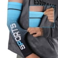 thumbnail image 3 of Unique Bargains 1 Pair Moisture Wicking Arm Sleeves for Outdoor Arm Cover Blue Black, 3 of 5