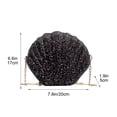 thumbnail image 3 of Sparkling Shell Clutch Evening Bag, Clutch Purse with Detachable Chain, Clutches Bag Handbag for Banquets Party (Black), 3 of 8