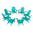 thumbnail image 1 of Portside Chaises Adirondack Classiques d'Extérieur (Ensemble de 8), 1 of 9