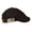 Black, variant on Men Beret British Vintage Solid Color Adjustable Men Hat for Shopping