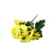 thumbnail image 3 of Toystoory 3 piezas de flores artificiales con hoja verde, ramo de plantas de pensamiento falso para interiores y exteriores para fiestas, hogar, jardín, Decoración Amarillo Toystoory HA084549-05, 3 of 6