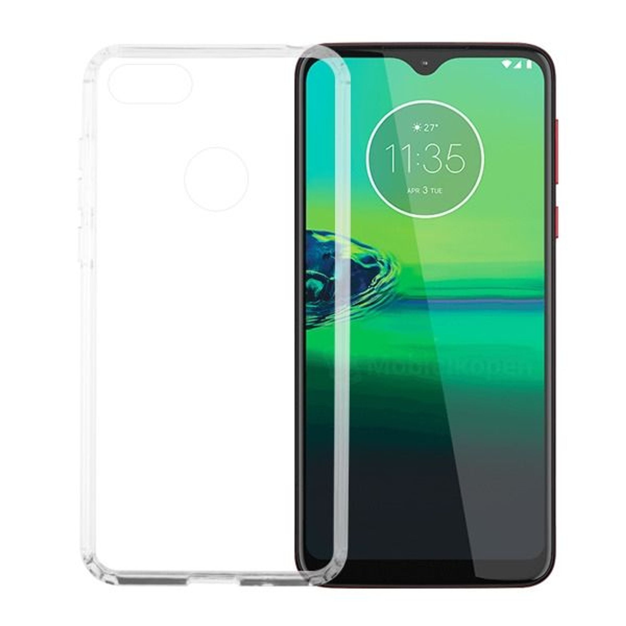 For Motorola Moto E6 Play Case, by Insten Sturdy Gummy Rubber TPU Case