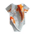 thumbnail image 6 of Rocae Koi Fish Water for Baby Cotton Short-Sleeve Bodysuits for Unisex Onesies Bodysuit-3 Months, 6 of 7