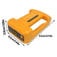 thumbnail image 4 of 2Pcs for De*walt 20v Battery USB Charger Adapter, with Type-C and USB Fast Charging Adapter for Mobile Phone, 4 of 8