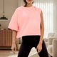 thumbnail image 1 of MKLEKYY Playeras Algodon Mujer Camiseta Deportiva Holgada Informal De Yoga De Manga Corta Para Mujer 652 Talla L, 1 of 3