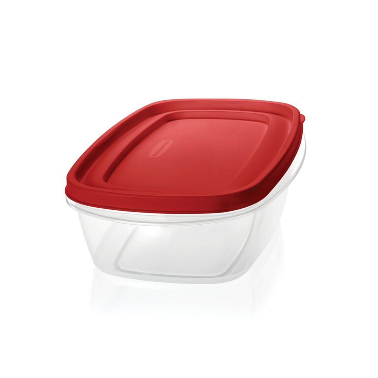 Rubbermaid Easy Find Lids Food Storage Container, Red Lid