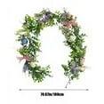 thumbnail image 3 of 71 Inch Easter Egg and Bow Decorative Garland, Colorful Spring Vines for Front Door, Mantel, Wall, and Indoor Outdoor Patio Holiday Decor, 3 of 7
