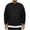 Black, variant on ohmzyzo Men's Casual Long Sleeves Sweatshirts Crewneck Cotton Pullover Sweatshirt for Men Loose Fit Solid Color Pullover Tops Navy Blue S
