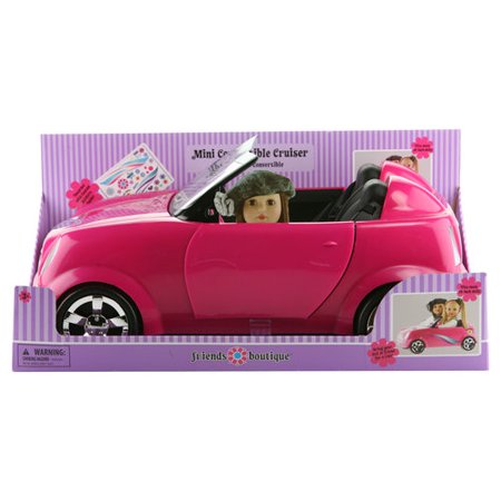 18 inch doll convertible car