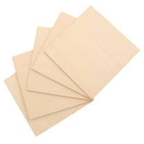 unbranded 5pcs Basswood Sheets Unfinished Basswood Sheets Plywood Sheet For Diy Arts Crafts Painting Pyrography Wood Engraving Wood Burning Architectural Models