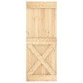 thumbnail image 3 of vidaXL Porte NARVIK 80x210 cm Bois Massif Pin, 3 of 5