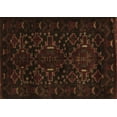 thumbnail image 1 of Ahgly Company Machine Washable Indoor Rectangle Persian Brown Traditional Area Rugs, 2' x 4', 1 of 4