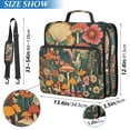 thumbnail image 2 of FORMRS Zipper Binder with Shoulder Strap 2-inch Ring 500 Sheet Capacity File Bag, Floral Mushroom, 2 of 5