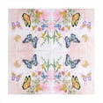 thumbnail image 4 of Servilletas Desechables de Papel con Estampado de Flores y Mariposas, 6 Paquetes de 20 Unidades, 33 X 33 cm, para Decoración de Bodas y Fiestas., 4 of 5