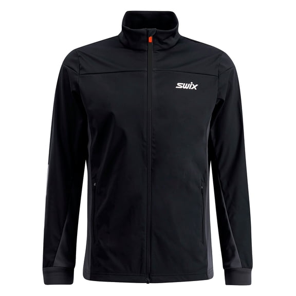 SWIX Men's Cross Jacket, Color: Jet Black, Size: S (10283-25-10120-S)