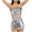 Silver #02, variant on Busydd Womens Dresses Silver Strapless Bodycon Sequin Dress for Women Sparkly Glitter Cocktail Dresses Party Club Mini Dresses