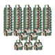 thumbnail image 3 of 50 cajas de dulces navideñas, cajas de regalo, embalaje de regalo con asa, portátiles, para Navidad. Verde, 3 of 9