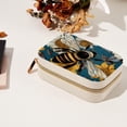 thumbnail image 7 of Starry Bees Velvet Portable Jewelry Organizer Box with Removable Compartment - Gift and Jewelry Display, 7 of 7