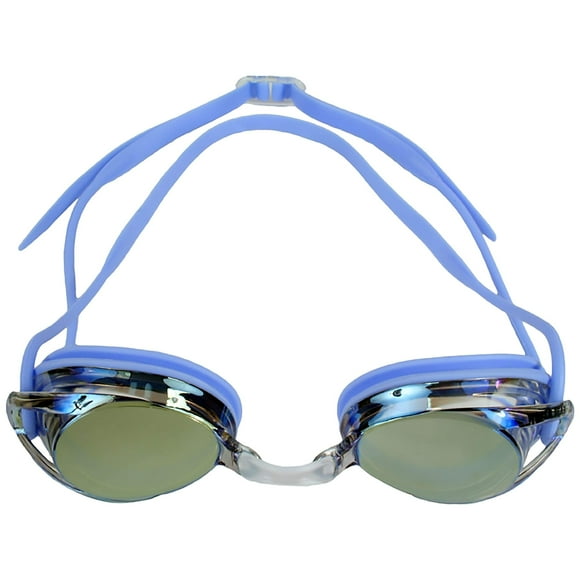 Water Gear Metallic Vision Swim Goggles, Violet - Women and Mens Swimming Goggles - Great for Pool and Diving - Comfortable and Clear Vision - Water Sports and Exercise