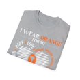 thumbnail image 4 of I Wear Orange For My Husband Leukemia Cancer Awareness Month TShirt, 4 of 4