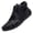 Black_001, variant on Men's Casual Handmade High Top high boots Leather Outdoor Walking Sneakers 2026 summer Slip-on Lightweight Non-Slip Waterproof Driving Chukka Boots Blue 11 (EU-47)