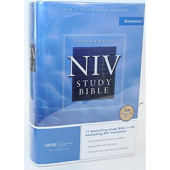 Pre-Owned Zondervan NIV Study Bible, Personal Size, 9780310923060, 0310923069, Hardcover,