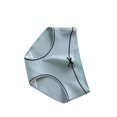 thumbnail image 3 of Qarigey Ropa interior elástica para mujer, calzoncillos de algodón para niña, bragas transpirables que absorben la humedad, ropa interior diaria Ropa interior gris azul SG Qarigey AP000432-14, 3 of 6