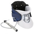 thumbnail image 3 of Soporte para vértebra cervical, dispositivo inflable para aliviar el dolor de cuello, dispositivos de tracción cervical, color azul, 3 of 8