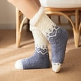 thumbnail image 2 of TMOYZQ Women's Slipper Socks with Grippers, Winter Soft Fuzzy Socks Cozy Warm Thick Boot Socks Comfy Floor Socks Fleece Lined Non Slip Home Socks, 2 of 5