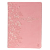 The Spiritual Growth Bible, Study Bible, NLT - New Living Translation Holy Bible, Faux Leather, Pink