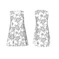 thumbnail image 7 of Bingfone Sea Turtle Print Women's Sleeveless Dress, Loose Fit Summer Casual Dress, Comfortable and Lightweight Dress for Daily Wear, 7 of 7