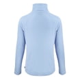 thumbnail image 3 of Women's Cutter & Buck  Powder Blue San Francisco 49ers Coastline Epic Comfort Eco Recycled Funnel Neck Top, 3 of 3