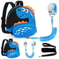thumbnail image 1 of Mochila para niños pequeños Accmor Cute Dinosaur con correa antipérdida de 1 a 3 años, 1 of 7