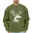 thumbnail image 2 of CYiJun Men's Fleece Crewneck Sweatshirt Lightweight Loose fit Soft Basic Pullover Sweatshirt,Size L, 2 of 5
