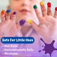 thumbnail image 3 of Rich Art Clean Colors Washable Finger Paint For Arts & Crafts - Premium Kid-Safe Finger Paint - Non-Toxic Craft Paint For Paper, Poster Board, Canvas, & More - Made in The USA - 6 Fl Oz (6 Pack), 3 of 5
