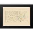 thumbnail image 2 of Sayer 14x11 Black Modern Framed Museum Art Print Titled - St John Island Canada - Sayer 1776, 2 of 5
