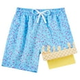 thumbnail image 2 of Lollipie Boys Swim Trunks with Compression Liner Big Kids Bathing Suit Quick Dry Board Shorts for 6-20 Years, 2 of 6
