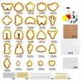 thumbnail image 2 of 193 Pcs Polymer Clay Cutters Set Plastic Clay Earring Cutters with Earring Hooks and Jump Rings Accessories Reusable DIY Polymer Clay Jewelry Craft Making Kit for Kids Gift, 2 of 10