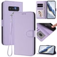 thumbnail image 1 of GANGXUN Wallet Case for Samsung Galaxy Note 8 – Magnetic Closure, RFID Blocking, Wrist Strap, Wireless Charging Compatible, 1 of 6