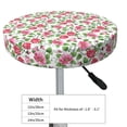 thumbnail image 4 of Honeii Flower Bar Stool Covers – Perfect Fit for 12" to 14" Round Stools, Crease-Resistant, Stretchy, Washable & Dustproof Seat Slipcovers-13 inch, 4 of 7