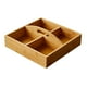 thumbnail image 2 of Caja de madera para frutas secas, bandeja para aperitivos con 4 rejillas de comedor para fiesta, cuenco para dulces, regalo de calentamiento de casa 25x25x6.5cm perfecl bandeja de golosinas, 2 of 8