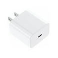 thumbnail image 2 of 4-Pack Real 20W USB-C PD Super Fast Wall Charger Power Adapter Compatible with iPhone 14 / 13 / 12 / 11 Pro Max Mini, Samsung Galaxy S23/S22/S21/S20 Ultra Plus, iPad Pro Mini, Universal, White, 2 of 5