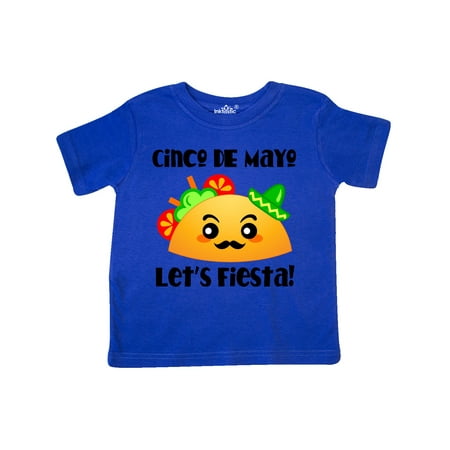 

Inktastic Cinco De Mayo Lets Fiesta Taco Gift Toddler Boy or Toddler Girl T-Shirt