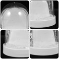 thumbnail image 4 of Clispeed White Plastic Snow Globe with Photo Insert and Handmade Materials for Romantic Home Decor, 4 of 6