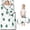 White Christmas Tree, variant on White Christmas Tree Pattern Toddler Nap Mats for Kids Preschool,50"x20" Sleeping Mat Bag or Kids,Toddler Sleeping Bag,Toddler Nap Mat or Daycare