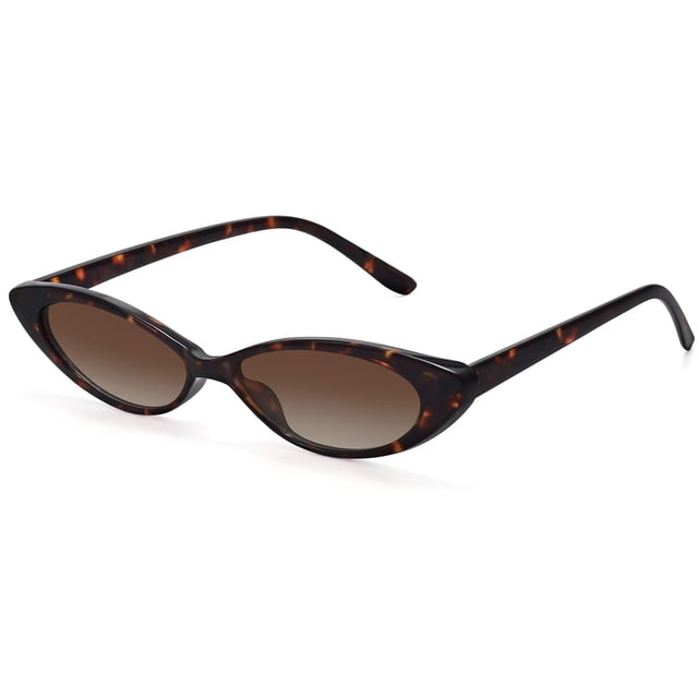 Lentes de Sol STORYCOAST Retro de Ojo de Gato con Protección UV400 y Montura Carey