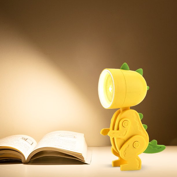 Luz Nocturna LED Plegable con Orejas Creativa Mini Linda Luz para Mascotas para Sala de Estar (M Sywqhk Libre de BPA