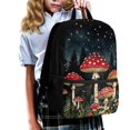 thumbnail image 3 of Uourmeti Durable Fabric 17 Inch Large Capacity Backpack for School Daily Use, Smooth Zipper Adjustable Buckle Student Bookbag, 3 of 6